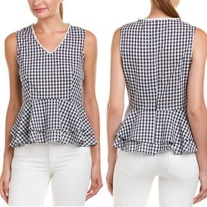 Nanette Lepore Gingham Peplum